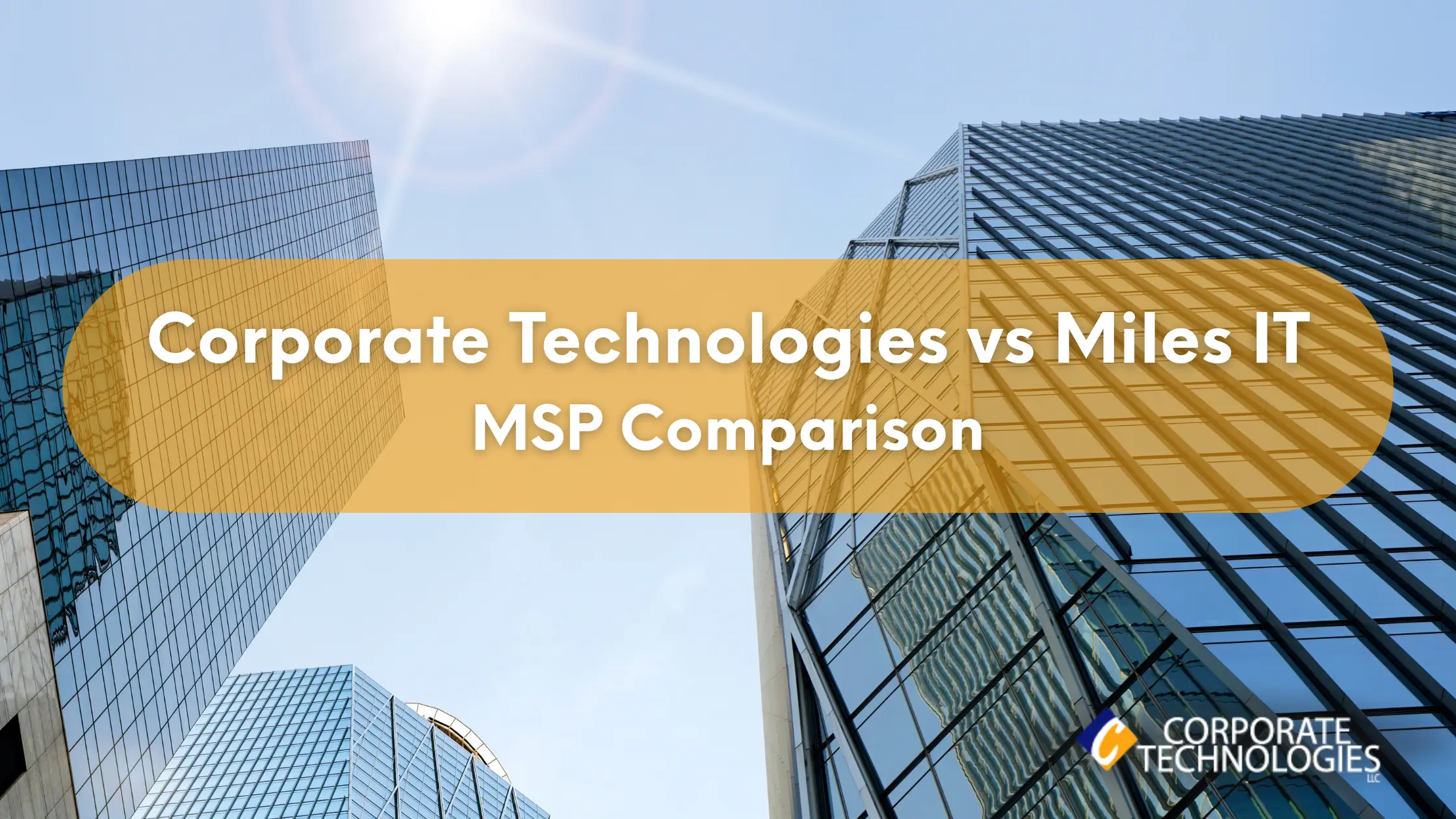 Corporate Technologies vs Miles IT